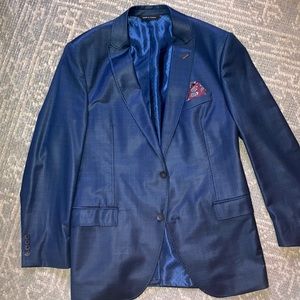 NWOT 3 piece blue suit